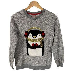 Cozy Penguin Christmas Sweater Size Womens Medium